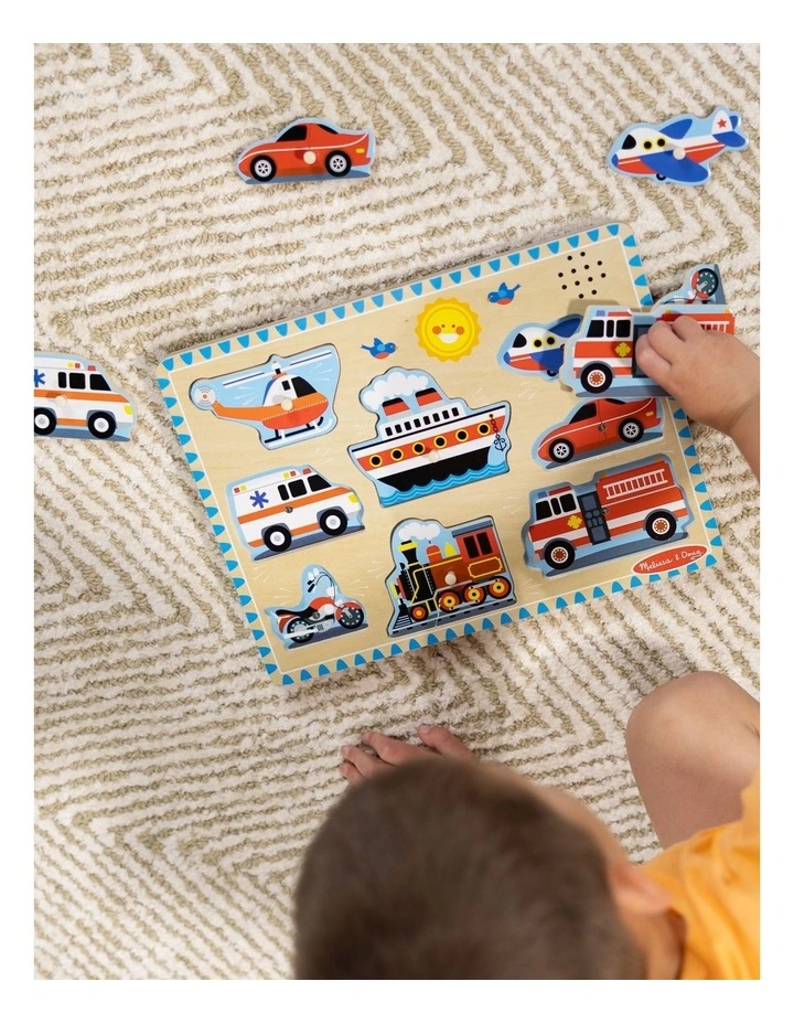 Vehicles Sound Puzzle - 8 Pieces image 3