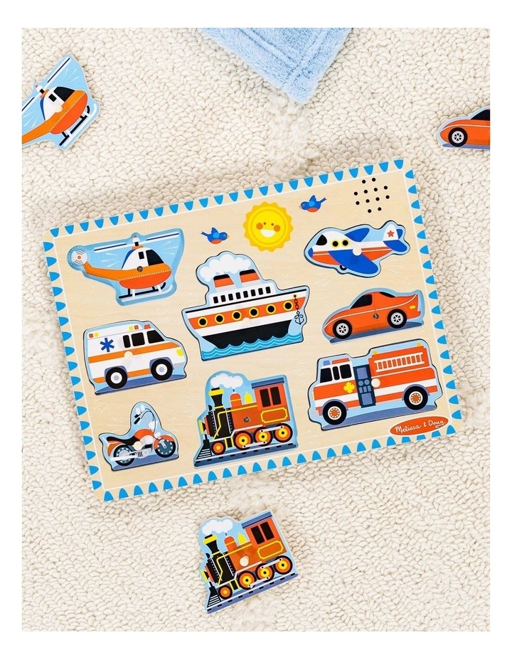 Vehicles Sound Puzzle - 8 Pieces image 7