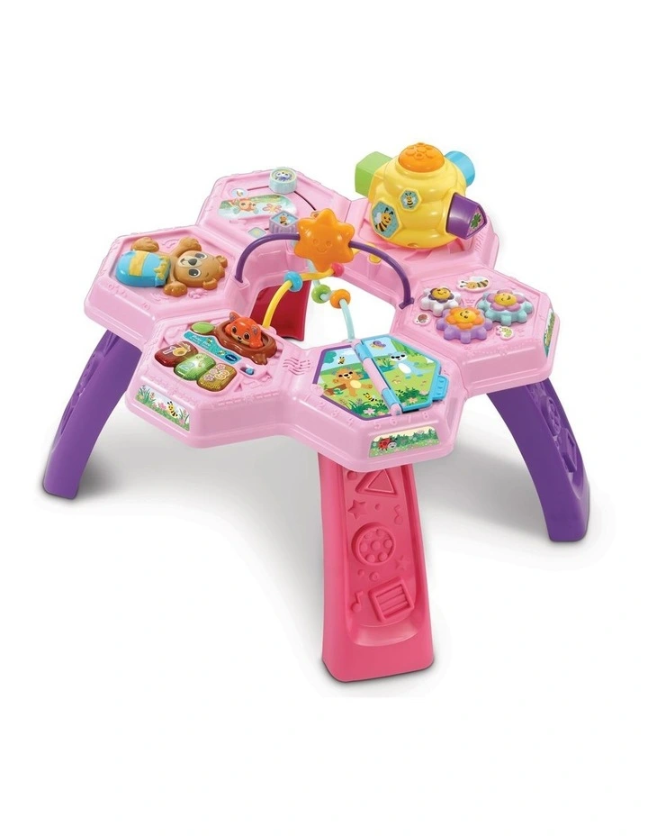 Busy Bee Activity Table in Pink image 2