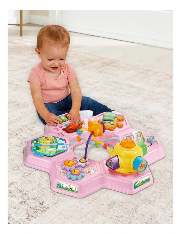 Busy Bee Activity Table in Pink image 3
