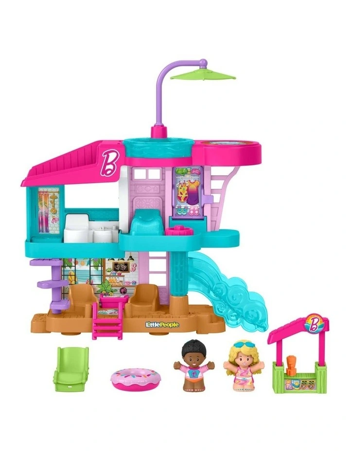 Little People Barbie Beach House Toddler Playset image 2