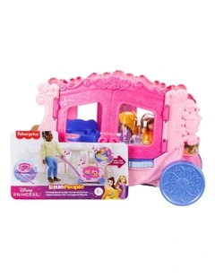 Fisher-Price Little People Disney Princess Pull-Along Musical Carriage