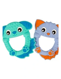Soothe And Chew Silicone Teethers Set