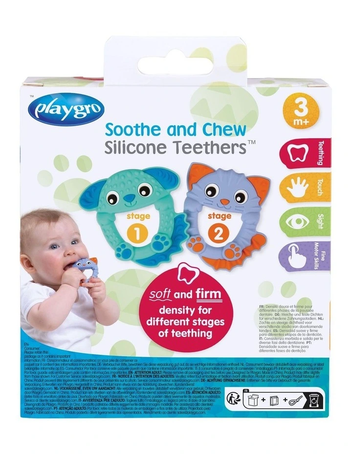 Soothe And Chew Silicone Teethers Set image 4