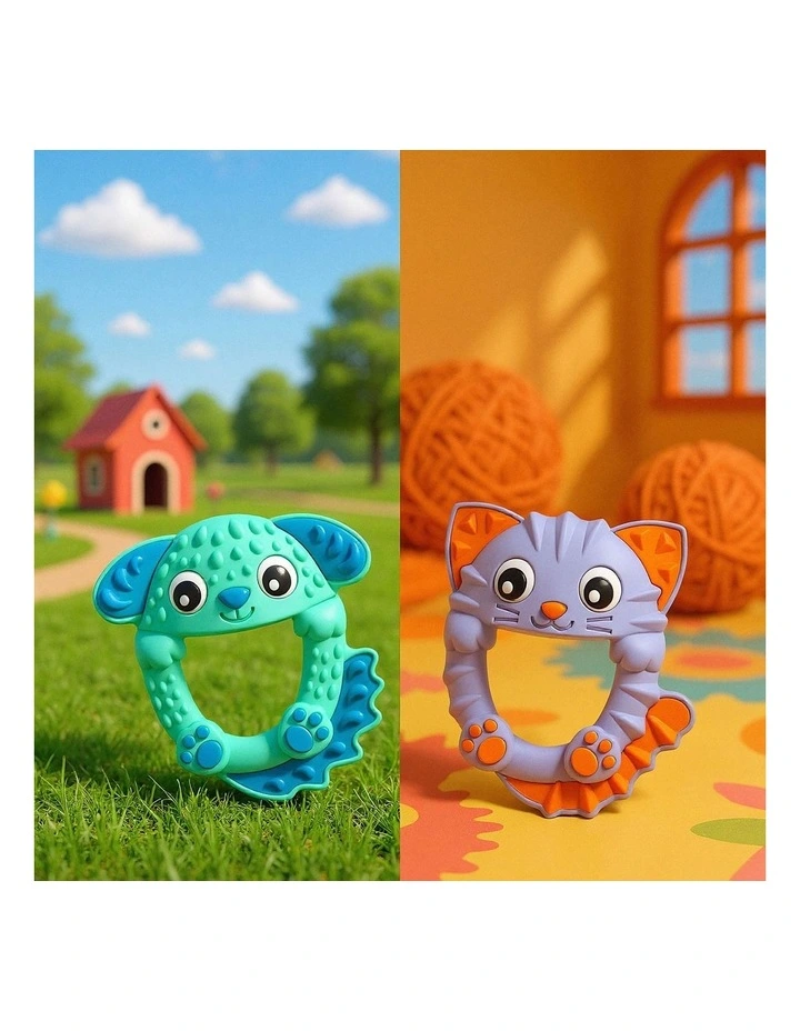 Soothe And Chew Silicone Teethers Set image 6