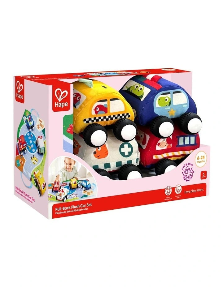 Pull Back Plush Car Set image 1