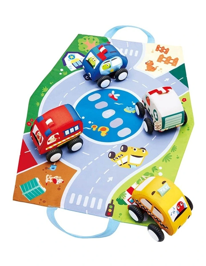 Pull Back Plush Car Set image 2