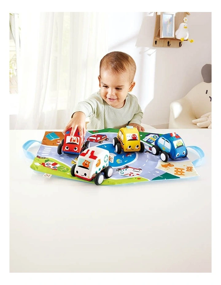 Pull Back Plush Car Set image 4