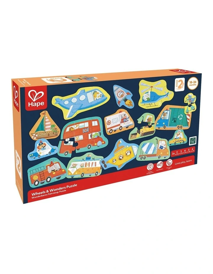 Wheels And Wonders Puzzle image 1