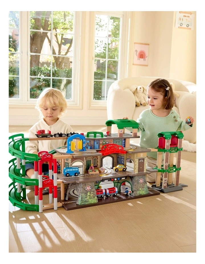 Multi-Level Railway City Set image 4