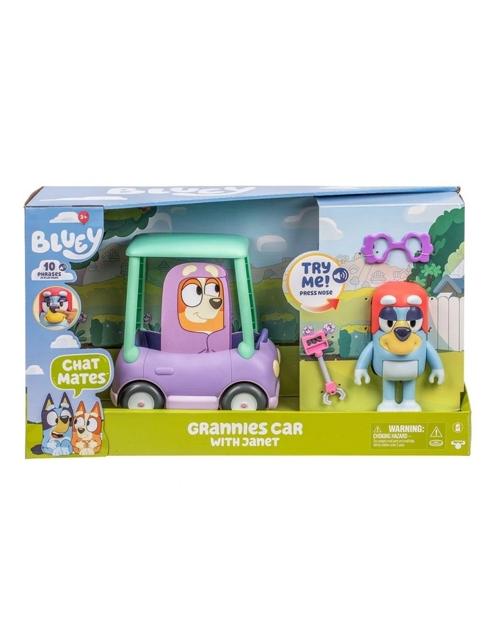 Chat Mates Figure And Vehicle Grannies Car With Janet image 1