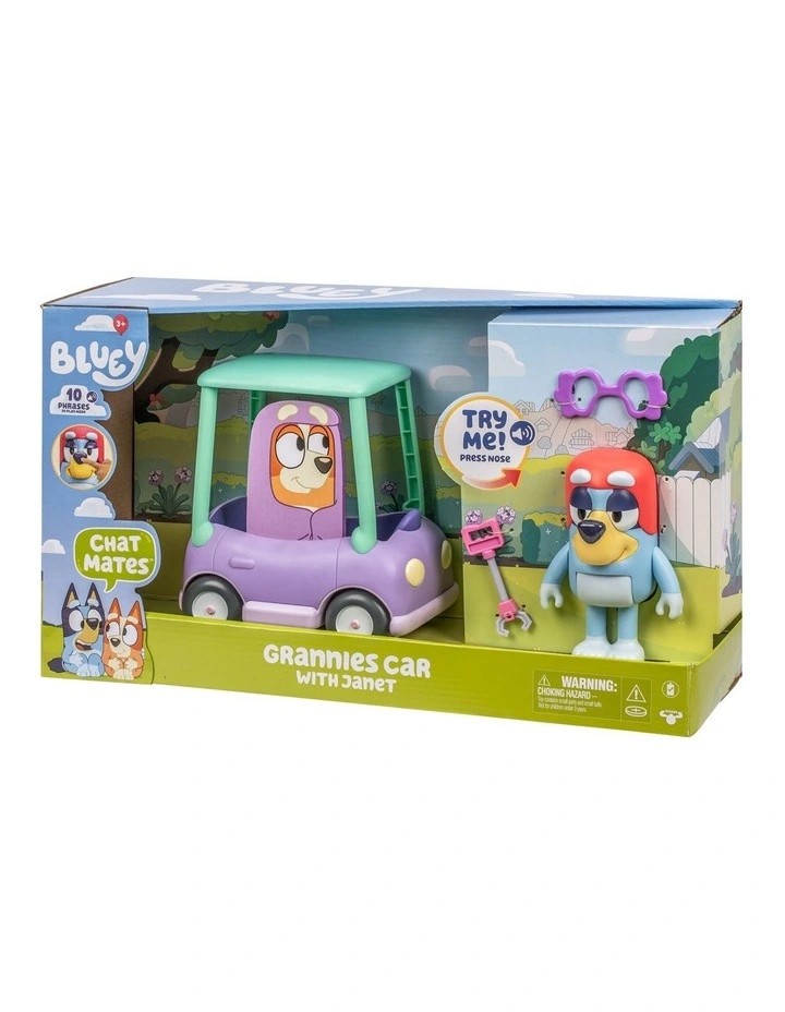 Chat Mates Figure And Vehicle Grannies Car With Janet image 2