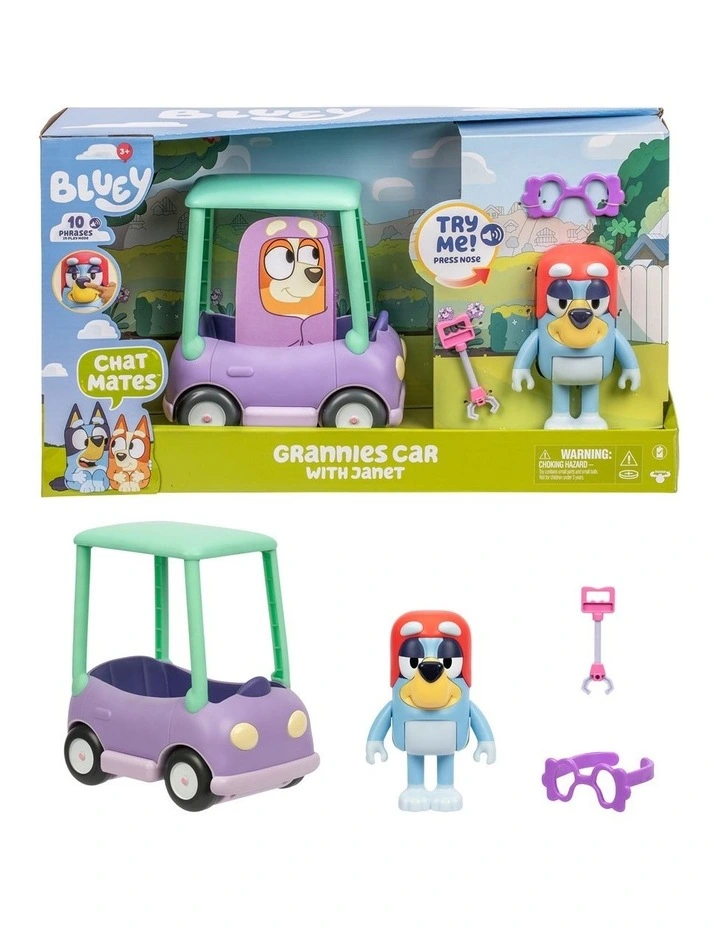 Chat Mates Figure And Vehicle Grannies Car With Janet image 3