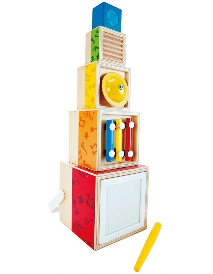 Hape Stacking Music Set In Multi image 1