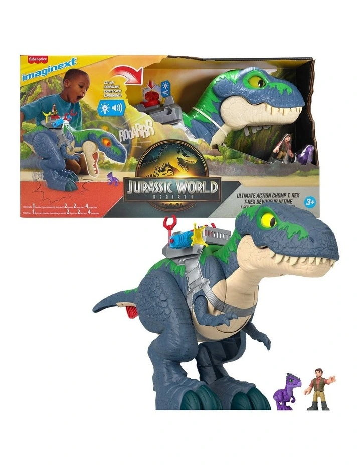 Jurassic World Rebirth Ultimate Action Chomp T. rex image 1