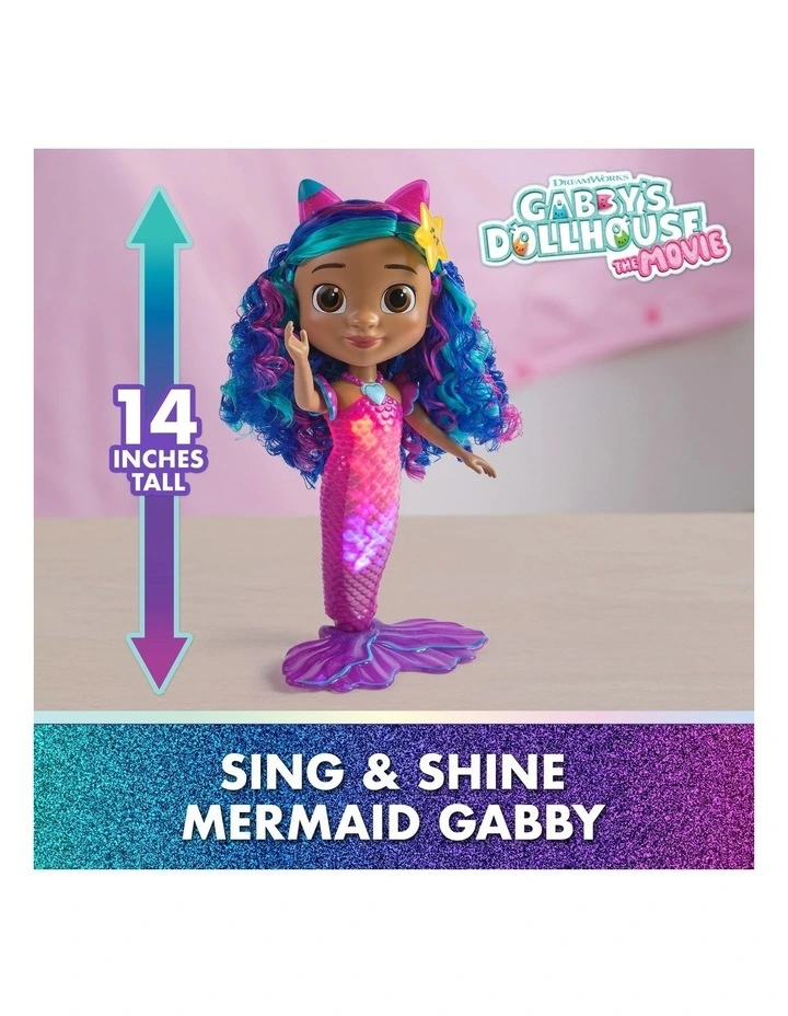 Sing and Shine Mermaid Gabby with Lights and Sounds image 2