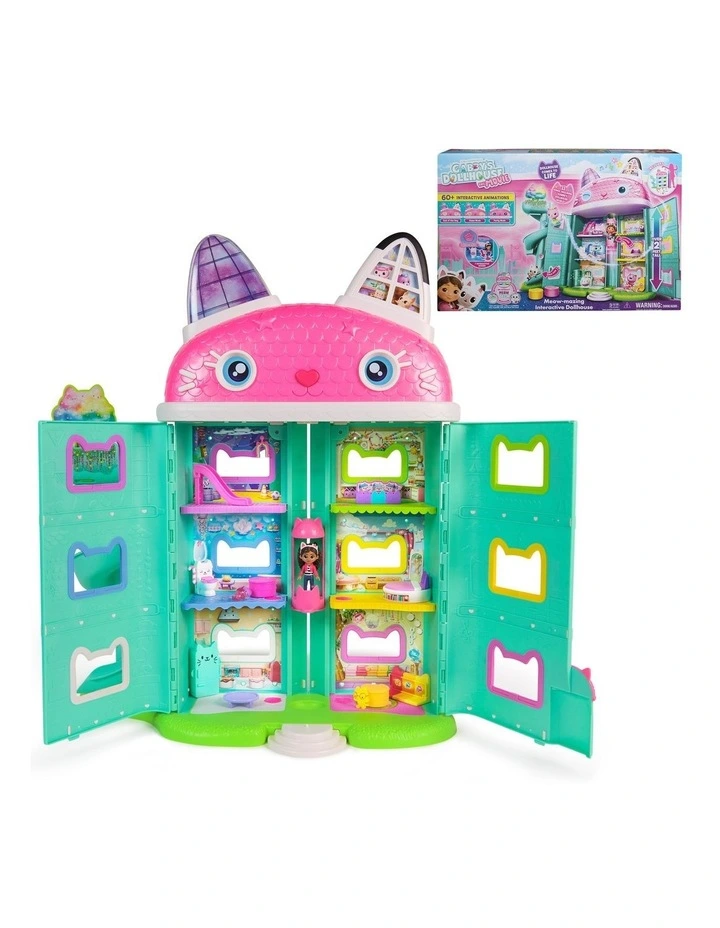 Meow-mazing 7 Rooms Interactive Dollhouse image 1
