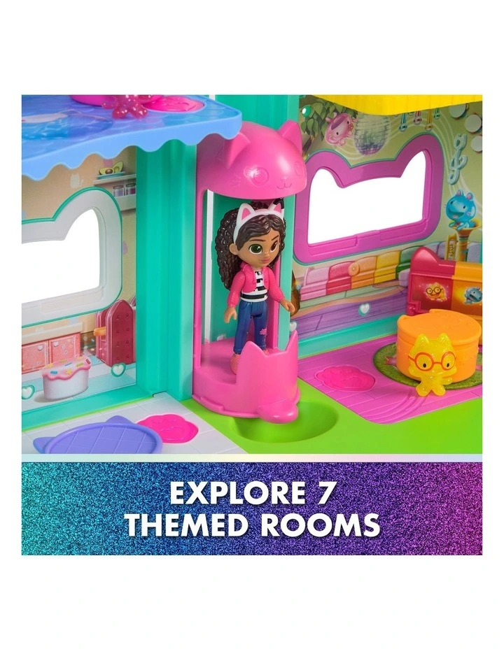 Meow-mazing 7 Rooms Interactive Dollhouse image 6