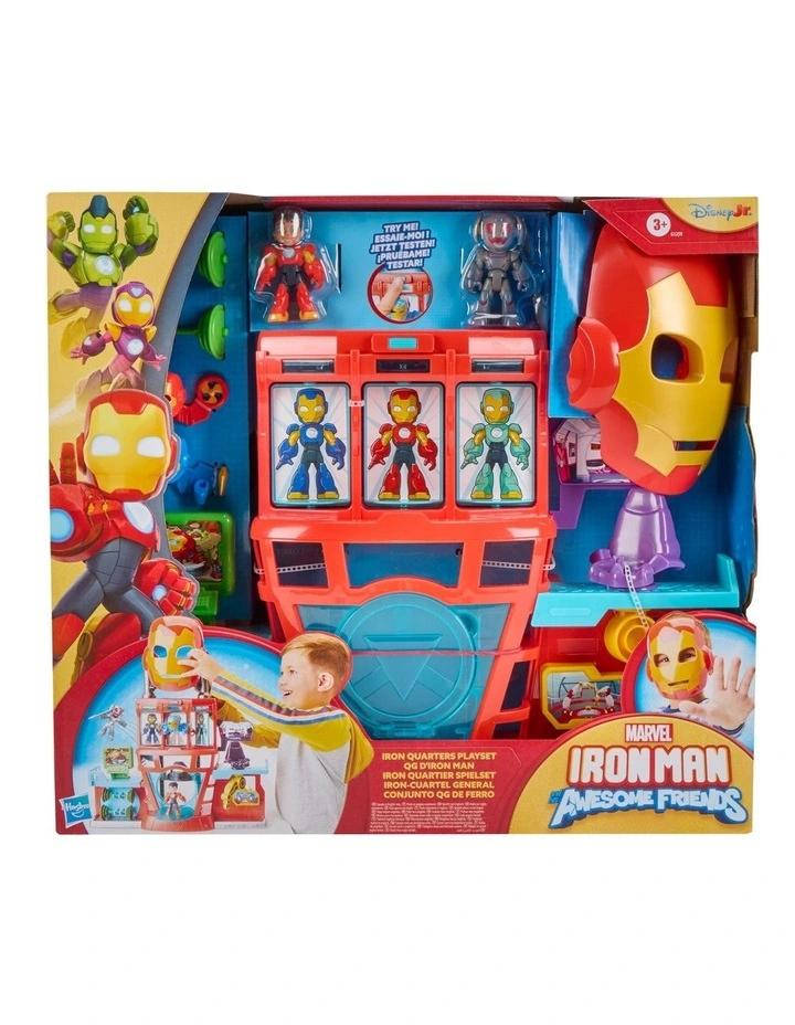 Marvel Iron Man and his Awesome Friends Iron Quarters Playset image 1