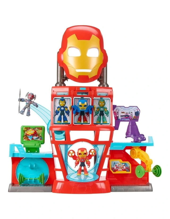 Marvel Iron Man and his Awesome Friends Iron Quarters Playset image 2