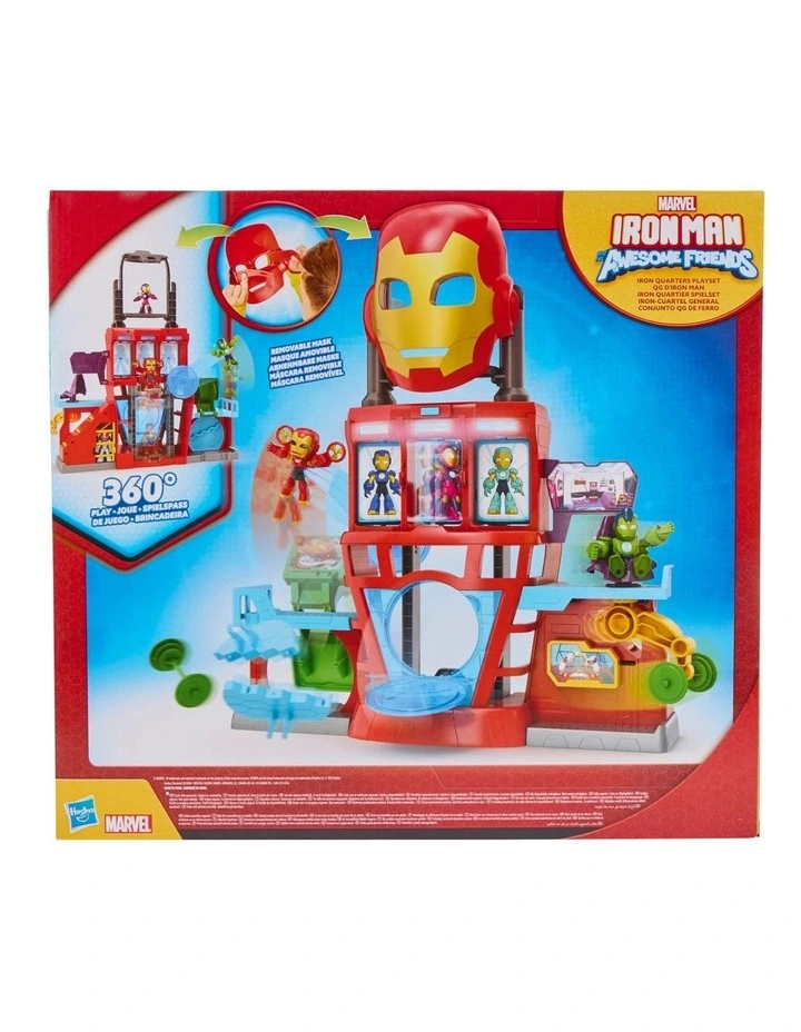 Marvel Iron Man and his Awesome Friends Iron Quarters Playset image 3