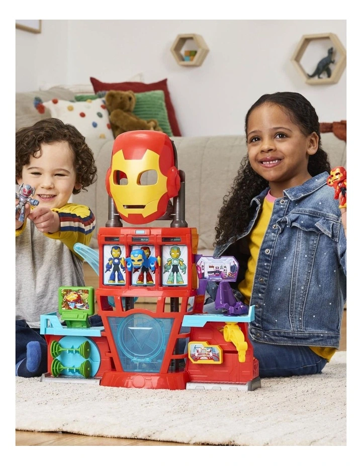 Marvel Iron Man and his Awesome Friends Iron Quarters Playset image 5