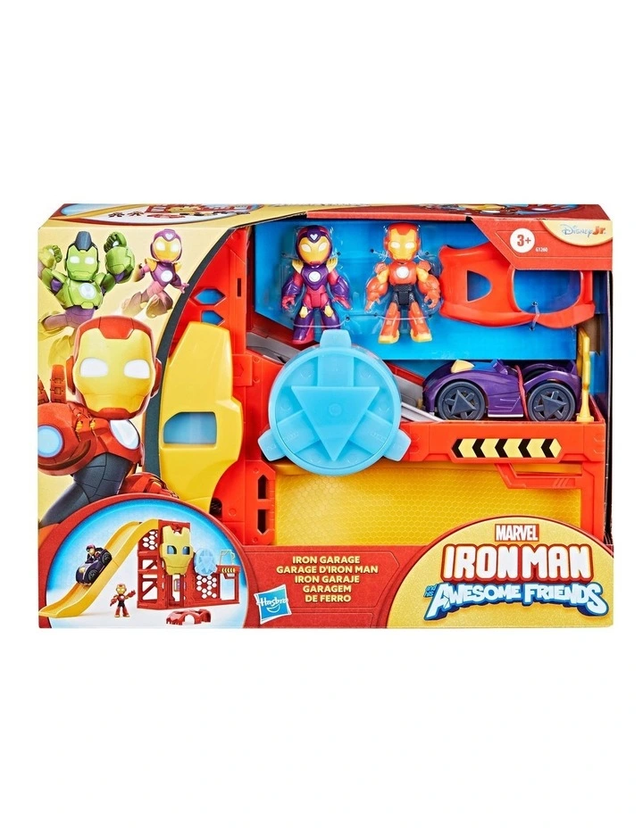 Marvel Iron Man and his Awesome Friends Iron Garage image 1