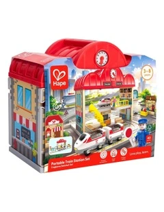 Portable Train Station Set