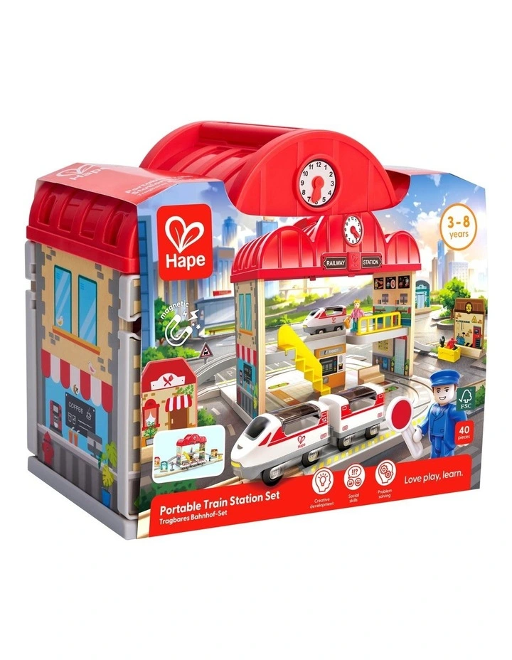 Portable Train Station Set image 1