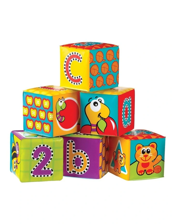 Splash And Learn Bath Soft Blocks 6 Piece image 1