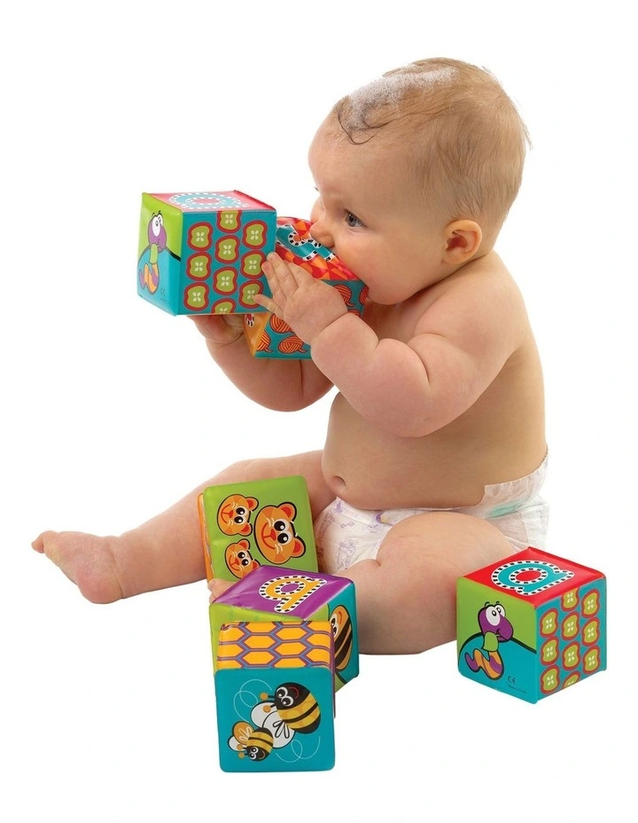 Splash And Learn Bath Soft Blocks 6 Piece image 5
