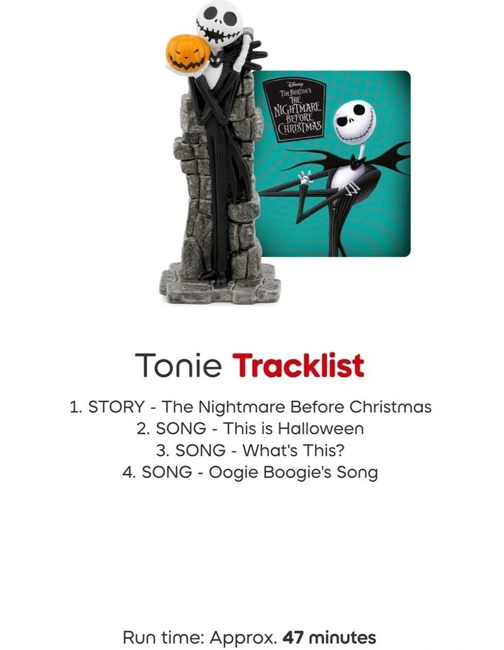 Disney - Tim Burton's - The Nightmare Before Christmas Tonie Audio Character image 4
