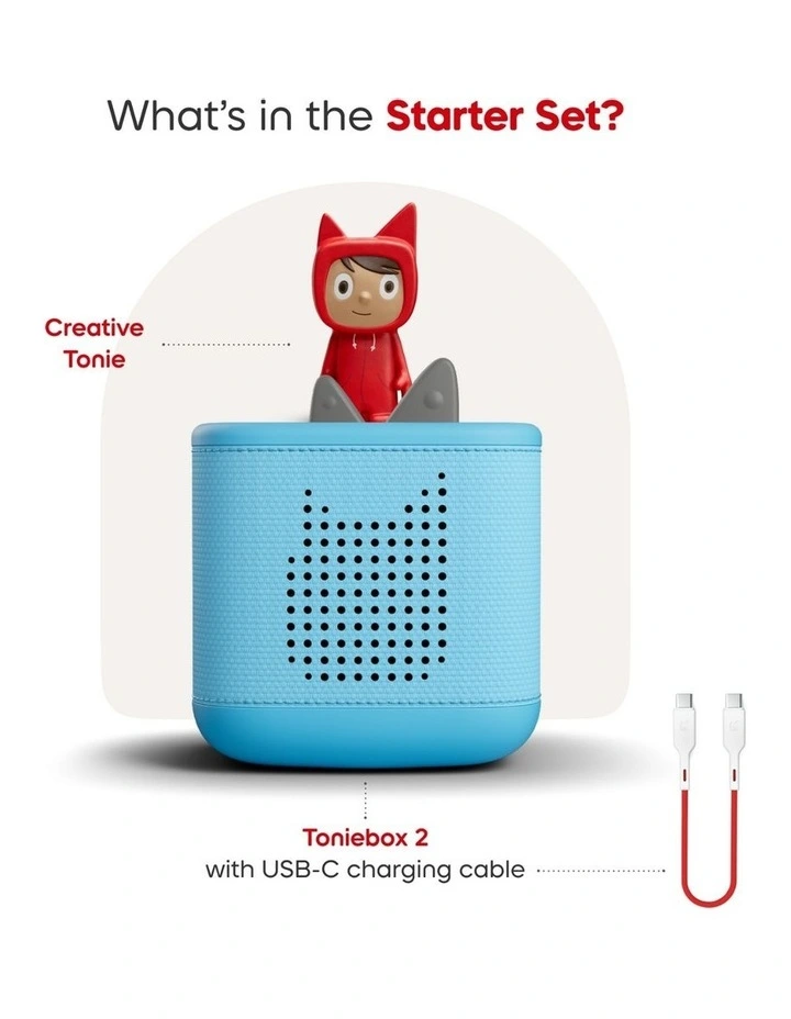 Toniebox 2 Starter Set with Creative Tonie Rubie in Sky Blue image 3