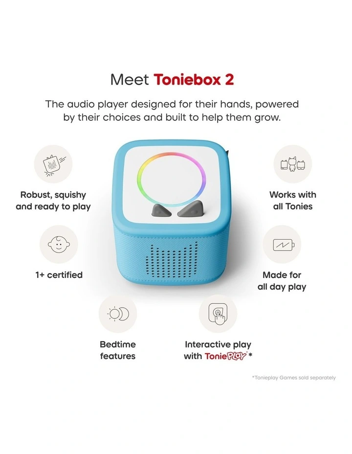 Toniebox 2 Starter Set with Creative Tonie Rubie in Sky Blue image 4