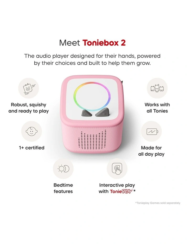 Toniebox 2 Starter Set with Creative Tonie Rubie in Cloud Pink image 4