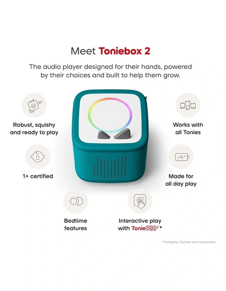 Toniebox 2 Starter Set with Creative Tonie Rubie in Tropical Teal image 4
