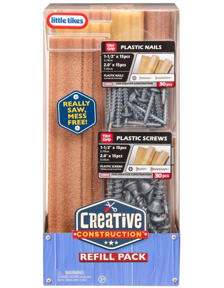 Creative Construction Wood Nails And Screw Bundle image 1