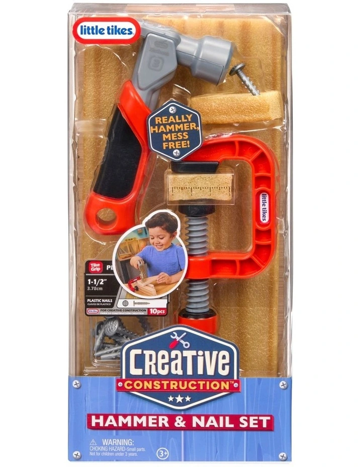 Creative Construction Hammer and Nail Set image 2