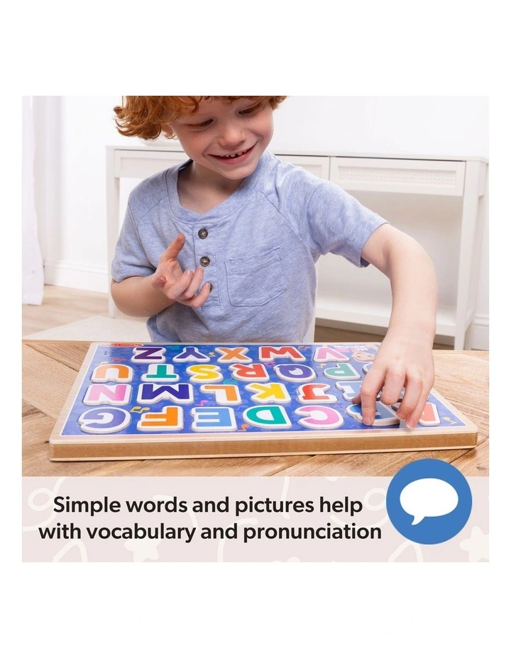 Wooden Phonics Alphabet Sound Puzzle 24 Piece image 5
