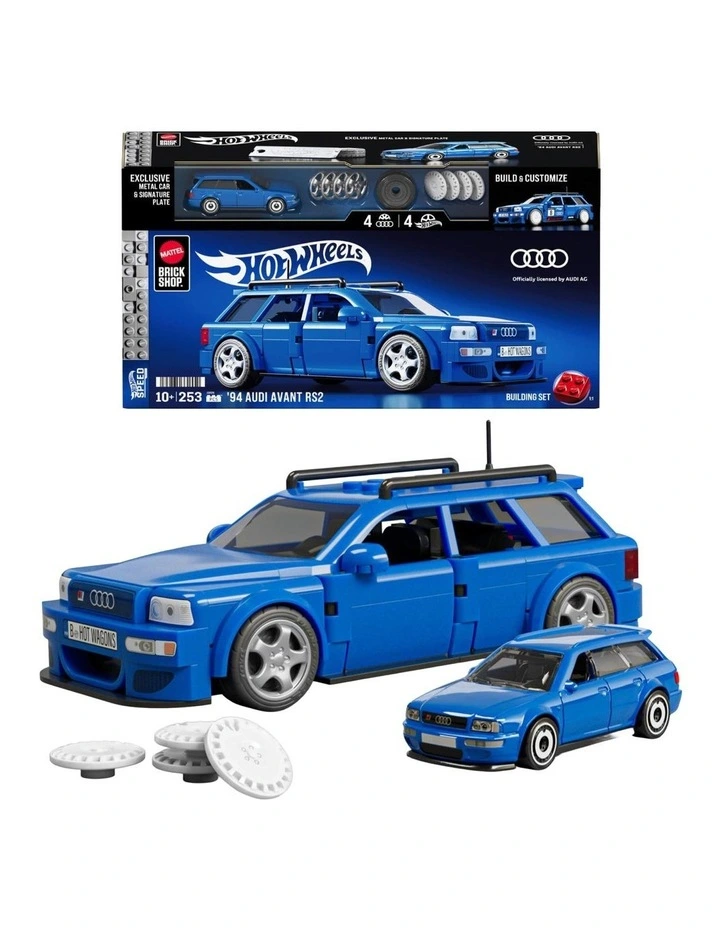 Hot Wheels 94 Audi Avant RS2 Building Toy Kit image 1