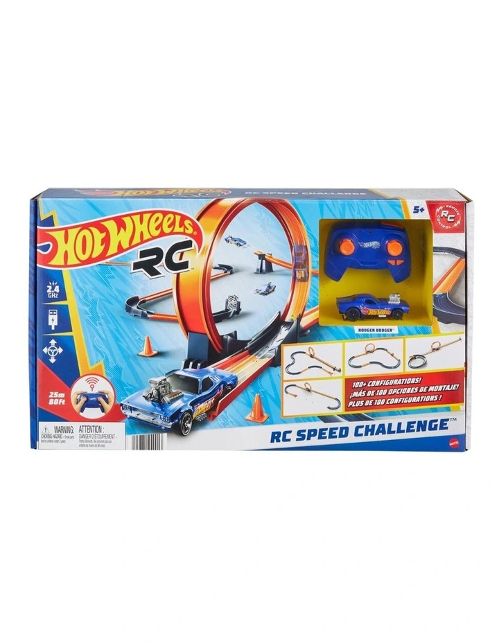 Rc Speed Challenge Track Set and Battery-Powered Rc Car image 1