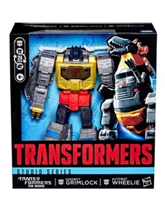 The Movie Dinobot Grimlock and Autobot Wheelie