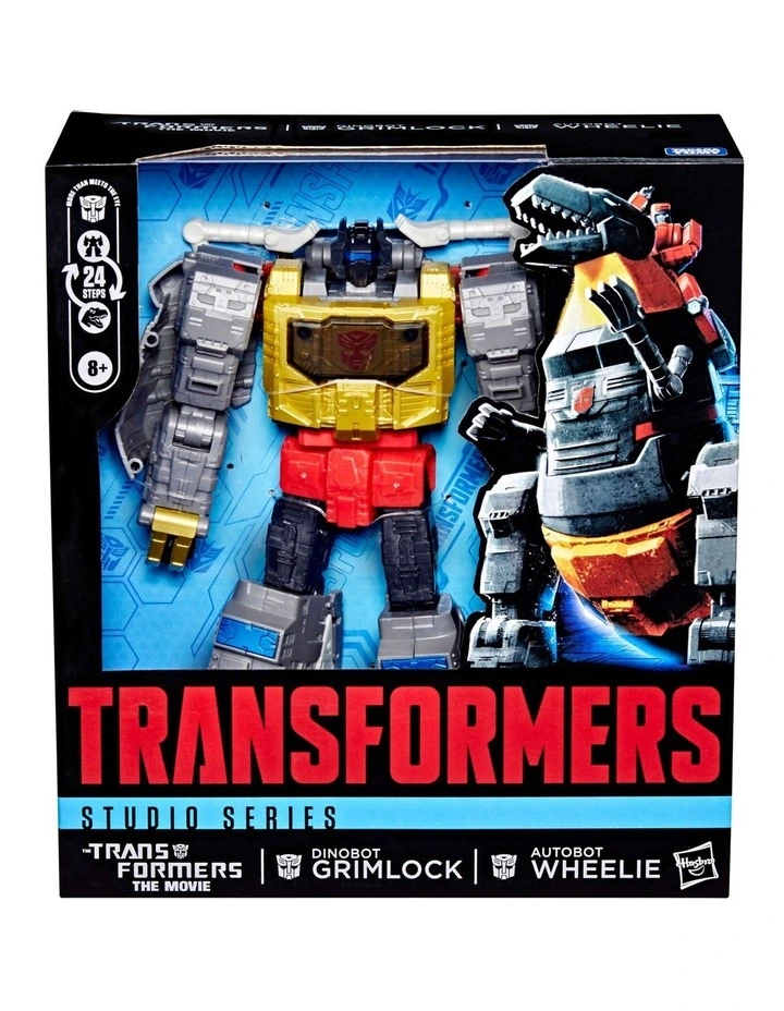 The Movie Dinobot Grimlock and Autobot Wheelie image 1