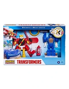 Transformers Collaborative Sonic the Hedgehog x Transformers Wingtail and Blue Booster Action Figures