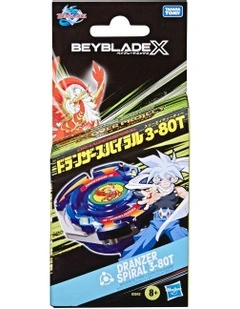 Beyblade X X-Over Project Dranzer Spiral 3-80T Starter Pack Set