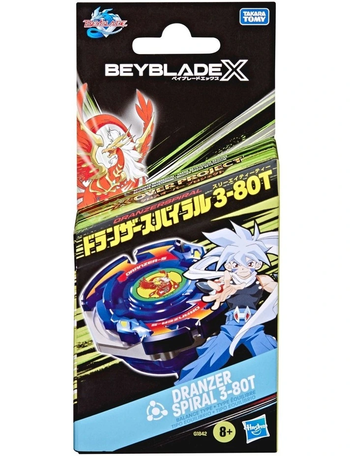 Beyblade X X-Over Project Dranzer Spiral 3-80T Starter Pack Set image 1