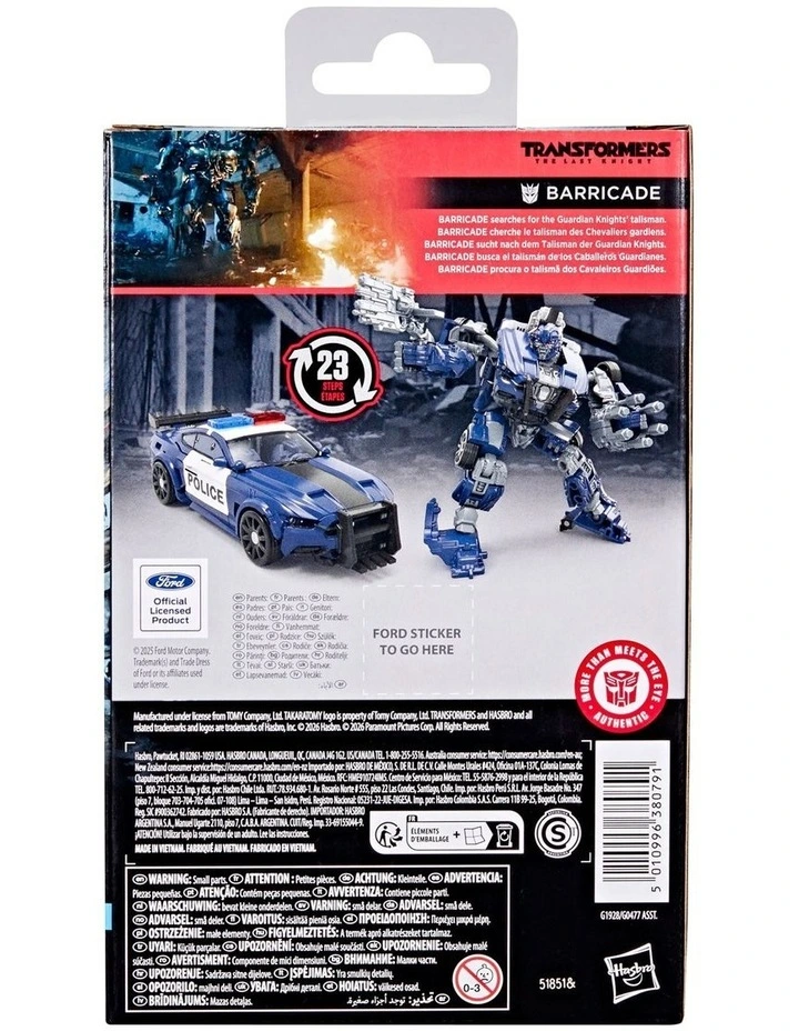 The Last Knight Deluxe Class Barricade image 3