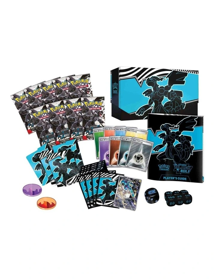 TCG Scarlet And Violet in Black Bolt Elite Trainer Box image 5
