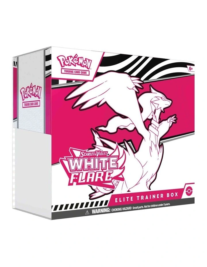 TCG Scarlet And Violet White Flare Elite Trainer Box image 1