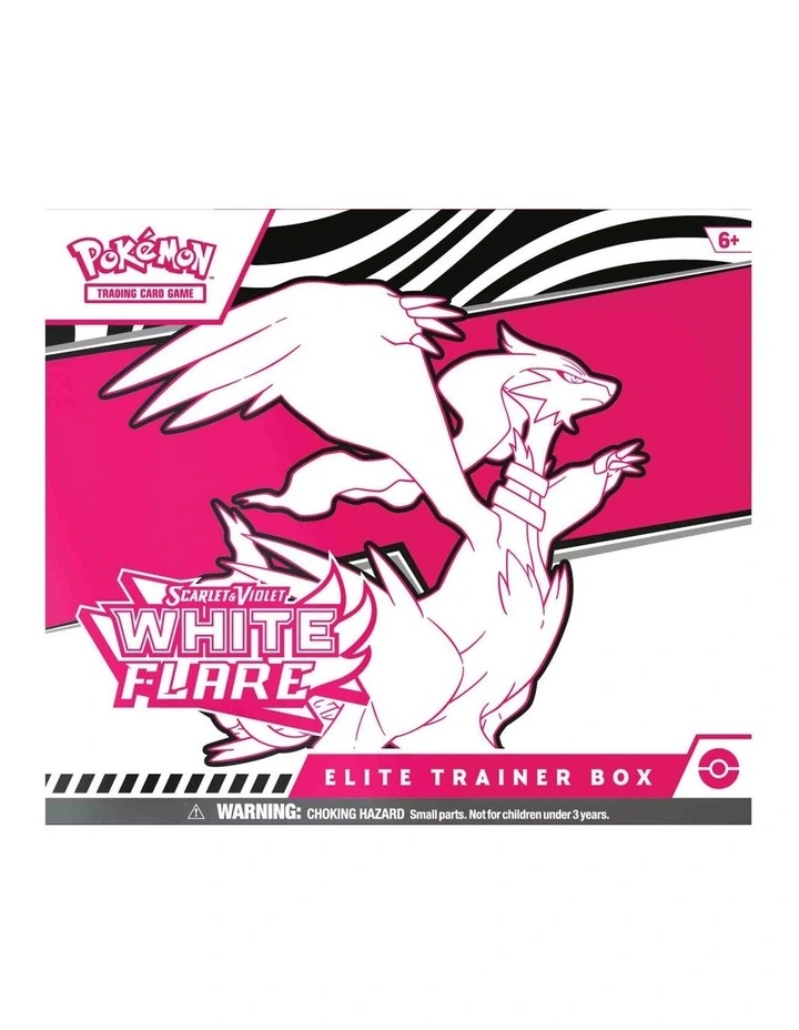 TCG Scarlet And Violet White Flare Elite Trainer Box image 2